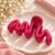 Glossy Zigzag Hair Clutcher - Dark Pink