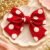Printed Hair Bow - Polka dots
