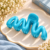 Glossy Zigzag Hair Clutcher - Blue