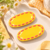 Oval Hair Clips - Yellow