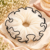 Premium Ruffle Net Hair Scrunchie - White