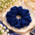 Soft Fabric Hair Scrunchies - Blue