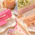 XL Rectangle Hair Claw - Pink & Sand