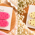 Polka dots snap - Hot Pink & Yellow