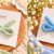 Twinkle Bow Hair Clips - Blue & Green