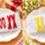 Pop Hair Clip - Red & Yellow