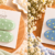 Polka dots snap - Green & Blue
