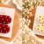 Polka dots snap - Cherry & Yellow